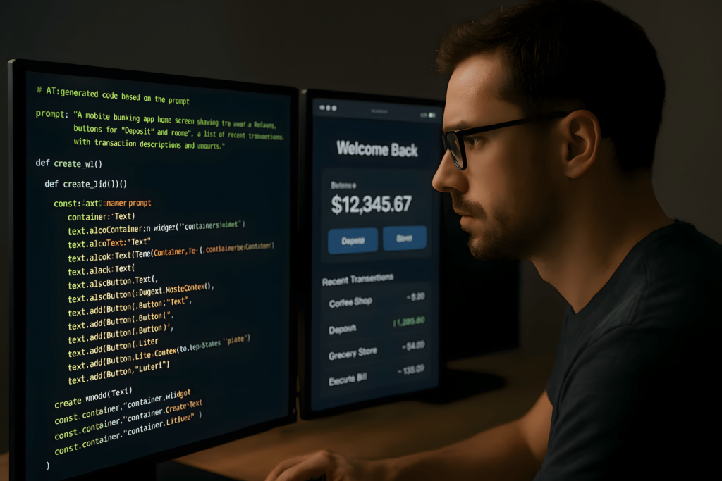 Comparison of Copilot’s generated code and a full-featured email validation app built using v0.dev, highlighting differences in output scope and depth.